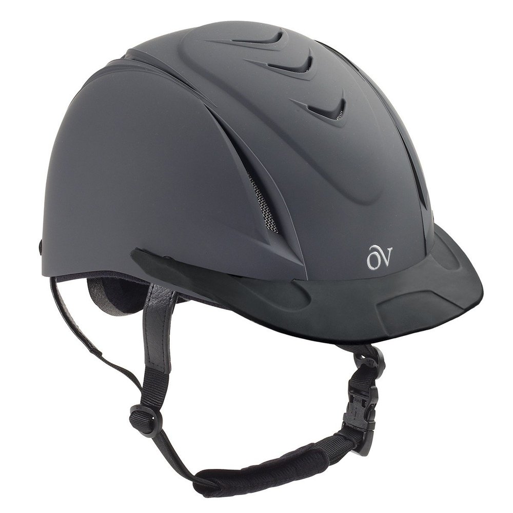 Ovation OV Deluxe Schooler Helmet, Color: Dark Grey, Size: XS/S (467566DKGRYXS/S)