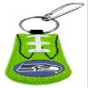 Lime Seattle Seahawks Keychain view 1