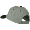 2 Tone Brushed Bull Denim Mid Profile Cap - Black Grey OSFM view 2