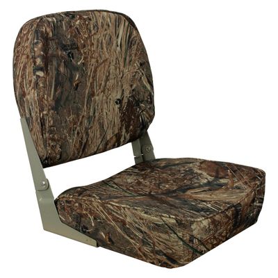 Springfield Marine 1040627 Low Back Folding Seat - Mossy Oak Duck Blind