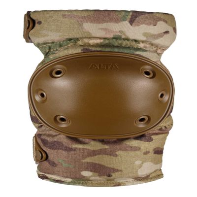 ALTA 52913.16 AltaCONTOUR Knee Protector Pad, MultiCAM Cordura Nylon Fabric, AltaLOK Fastening, Flexible Cap, Round, Coyote