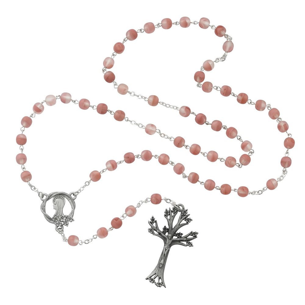 Pewter Dogwood Rosary