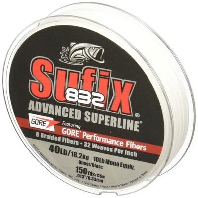 Sufix 832 Braid 6 lb Ghost 150 yards