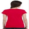Gildan Softstyle Junior Fit V-Neck T-Shirt Navy Large view 3