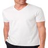 Gildan Softstyle Junior Fit V-Neck T-Shirt White Large view 1