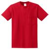 Gildan G830 5.6 oz Ultra Blend 50/50 Pocket T-Shirt - Red - X-Large view 1