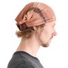 CHARM Tie Dye Bandana Headband For Women, Men's Loose Fitting Boho Headscarf, Wide Hand Dyed Hippie Hair Band For Dreads Orange view 1