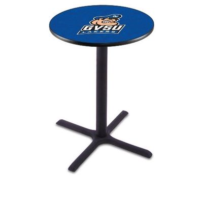 Holland Bar Stool Co. L211-42" Black Wrinkle Grand Valley State Pub Table