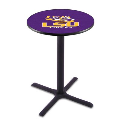 Holland Bar Stool Co. L211-42" Black Wrinkle Louisiana State Pub Table