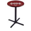 Holland Bar Stool Co. L211-42" Black Wrinkle Mississippi State Pub Table view 1