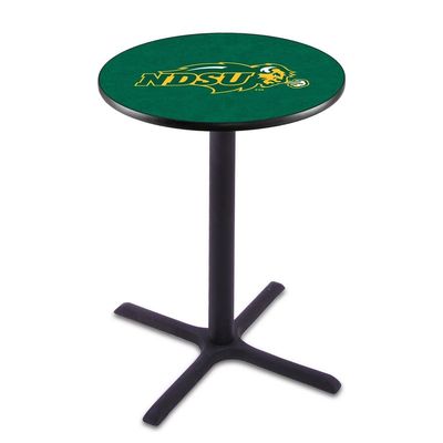Holland Bar Stool Co. L211-42" Black Wrinkle North Dakota State Pub Table