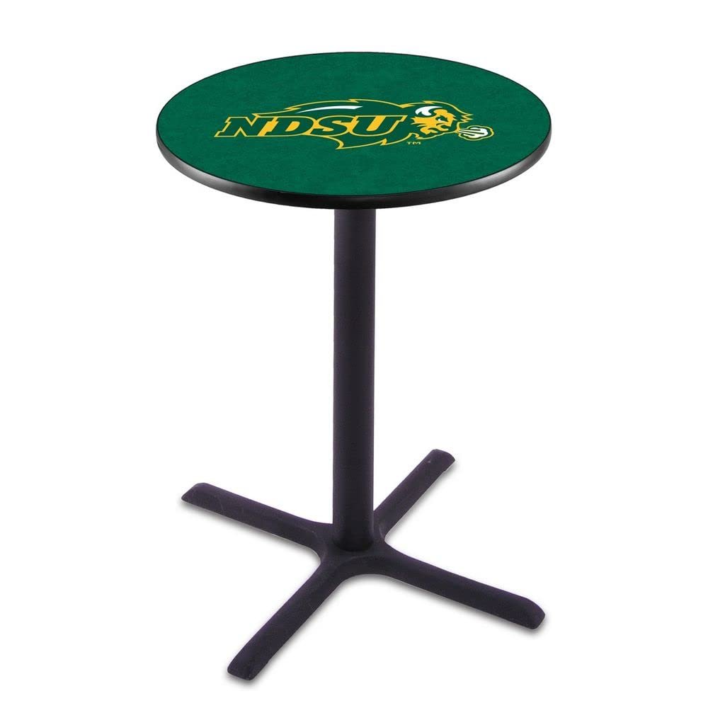 Holland Bar Stool Co. L211-42" Black Wrinkle North Dakota State Pub Table