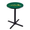 Holland Bar Stool Co. L211-42" Black Wrinkle North Dakota State Pub Table view 1