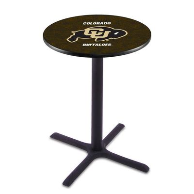 Holland Bar Stool Co. L211-42" Black Wrinkle Colorado Pub Table
