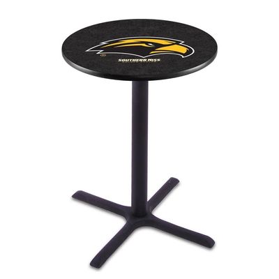 Holland Bar Stool Co. L211-42" Black Wrinkle Southern Miss Pub Table