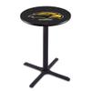 Holland Bar Stool Co. L211-42" Black Wrinkle Southern Miss Pub Table view 1