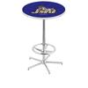 Holland Bar Stool Co. L216-42" Chrome James Madison Pub Table view 1