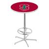 Holland Bar Stool Co. L216-42" Chrome Stanford Pub Table view 1