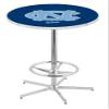 Holland Bar Stool Co. L216-42" Chrome North Carolina Pub Table view 1