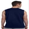 Gildan G270 6.1 oz Ultra Cotton Sleeveless T-Shirt - SAFETY GREEN - Small view 3