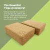 Bean Products Yoga Blocks - 2 Pack, Cork, Large - 4x6x9, supportive for improved yoga, pilates, fitness practice. view 2