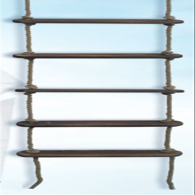 HS Decorative Nautical Rope Ladder w/Wood Steps