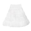 I.C. Collections Little Girls White Bouffant Half Slip Petticoat Tea Length, 2T view 1