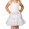 I.C. Collections Big Girls White Bouffant Sweetheart Slip, 8 view 1
