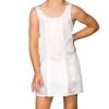 I.C. Collections Big Girls White Sleek Nylon Slip, 8 view 1