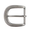 1 1/4" (34 mm) Nickel Free Single Prong Horseshoe Belt Buckle, Antique Silver view 1