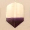 25 Sets #3572 AmeriThon Purple/Clear Tinted Nose Dart Flights view 1