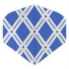 25 Sets #3540 AmeriThon Blue Cut-To-Clear Antique Glass Look Dart Flights view 1