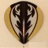 25 Sets #3592 AmeriThon Gold On Black Tribal Dart Flights view 1