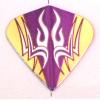 25 Sets #3599 AmeriThon Gold On Purple Tribal Dart Flights