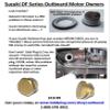 GoldPlug 1018, Made in USA, Suzuki Outboard Exhaust Plug, Aluminum Corrosion FIX, Replaces # 09248-18010 view 3