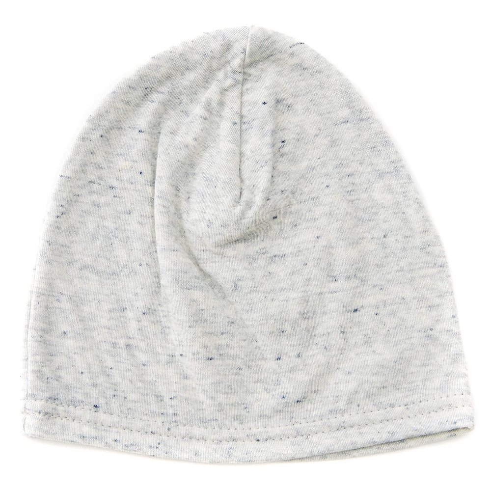 CHARM Kids Boys Slouchy Beanie - 100% Organic Cotton Soft Hypoallergenic Infant Toddler Girls Cap Made in Japan Mix White