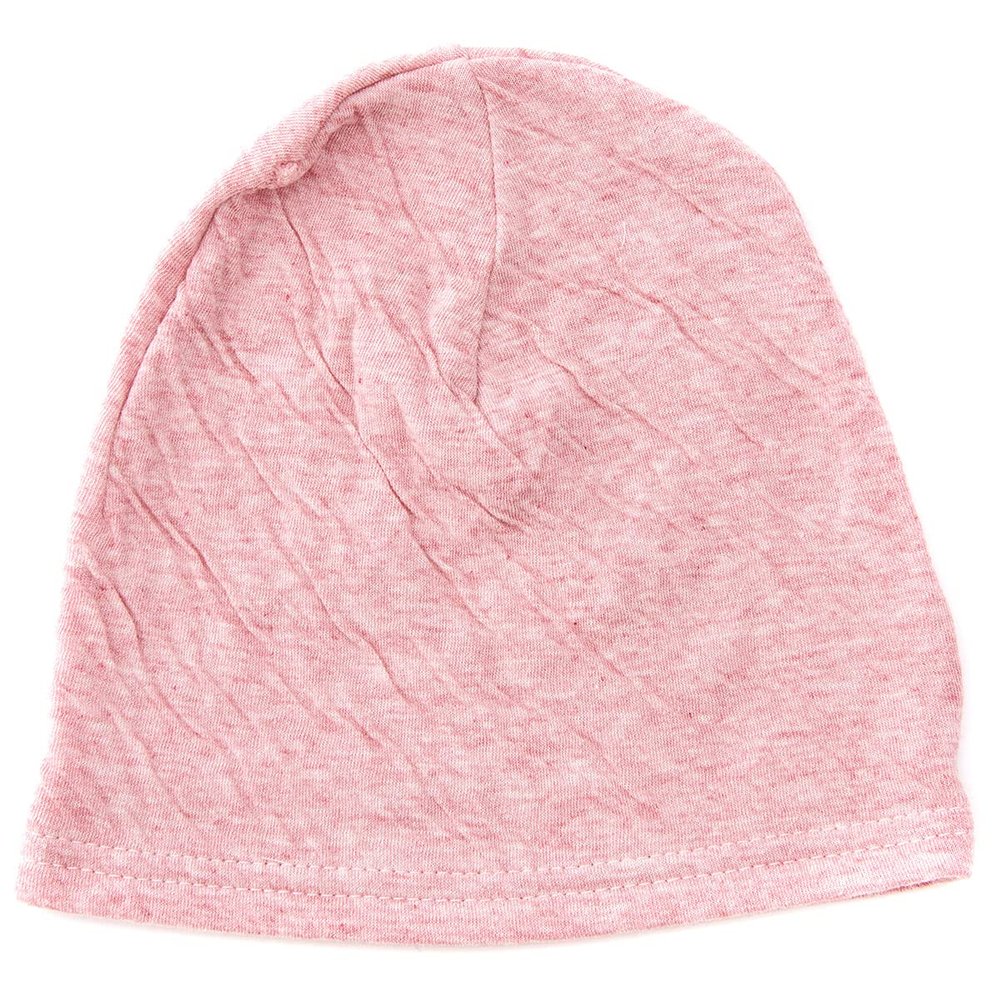 CHARM Kids Boys Slouchy Beanie - 100% Organic Cotton Soft Hypoallergenic Infant Toddler Girls Cap Made in Japan Red
