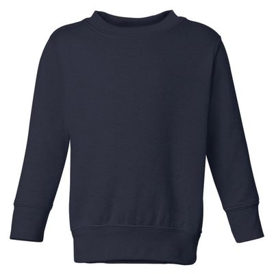 RABBIT SKINS 7.5 oz. Fleece Sweatshirt (3317) Navy, 7