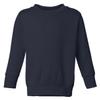 RABBIT SKINS 7.5 oz. Fleece Sweatshirt (3317) Navy, 7 view 1