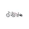 Peruzzo Kid's Trail Angel Cycle Trailgator - Red,30 x 30 x 30 cm view 1