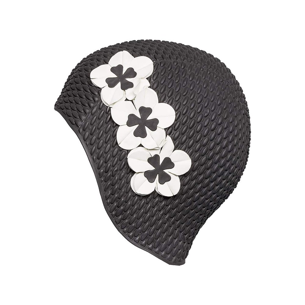 Fashy Women's Rubber Bubble Cap - Black