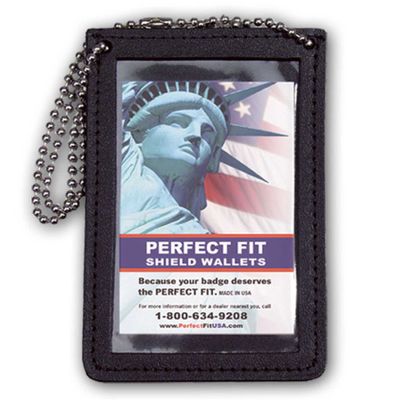 Neck holder for ID Credential Pass 2.75 by 4.5 inches