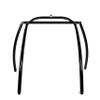 Monster Tower MT1 Wakeboard Tower - Dual Header, Foldable, Quick Release Mounts, Swivel Tow, 2.5" Corrosion Resistant Anodized Aluminum, Universal Fit for Motor Boats (60-102 B.W.) - Glossy Black view 2