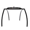 Monster Tower MT1 Wakeboard Tower - Dual Header, Foldable, Quick Release Mounts, Swivel Tow, 2.5" Corrosion Resistant Anodized Aluminum, Universal Fit for Motor Boats (60-102 B.W.) - Glossy Black view 3