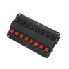 Seachoice LED 12V 8-Switch Distibution Panel, Pre-Wired, Boat Panel Mount view 2