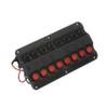 Seachoice LED 12V 8-Switch Distibution Panel, Pre-Wired, Boat Panel Mount view 3