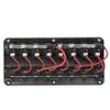 Seachoice LED 12V 8-Switch Distibution Panel, Pre-Wired, Boat Panel Mount view 4