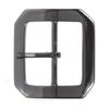 1 3/4" (45 mm) Nickel Free Center Bar Single Prong Octagon Belt Buckle, Gun Metal view 1