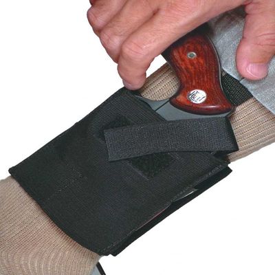 Active Pro Gear Ankle Holster (Medium-Fits subcompact Autos & Revolvers, Right Hand Draw)