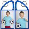 Snapins Blue Double Photo Carabiner Keychains - Pack of 72 view 3